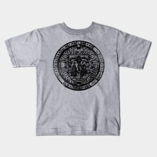 Viborg Denmark Manhole Cover Kids T-Shirt